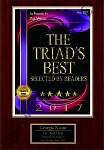 Georgia Nixon, The Triad's Best 2017, selected by readers